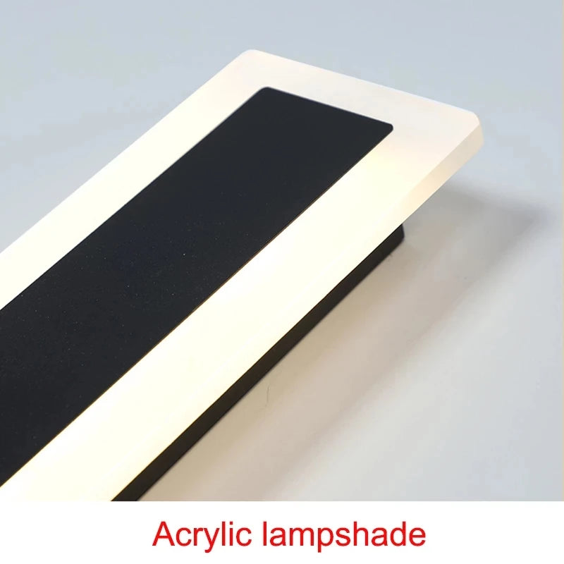 Durlitecn Aluminum Led Wall Lamp for Garden Porch up and Down Lighting Outdoor Long Strip Wall Light IP65 Linear Wall Lights
