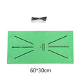 Golf Training Mat Golf Swing Practice Marking Pad Inspection Batting Trajectory Directional Mat 30X60CM Golf Swing Practice Mats